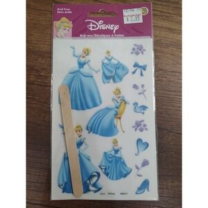 NOS Sandylion Cinderella Disney Rub On Decals Sealed